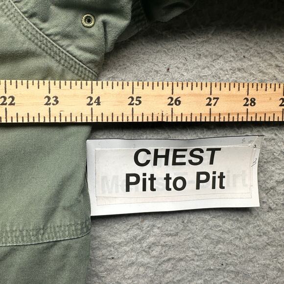 Vintage 5.11 Tactical Series Heavy Military Button Long Sleeve Shirt Mens Large - Picture 3 of 10